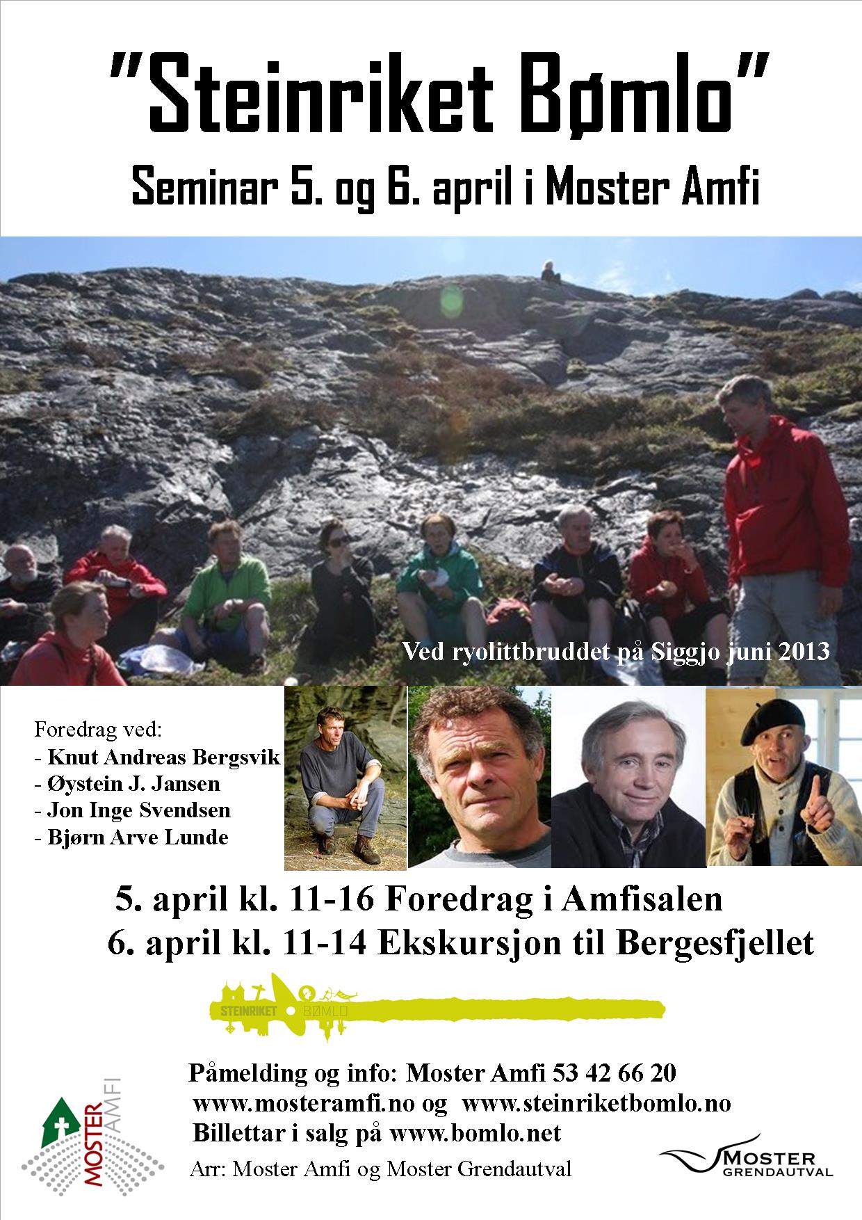 plakat Steinriket Bømlo - seminar 5-6.4.2014